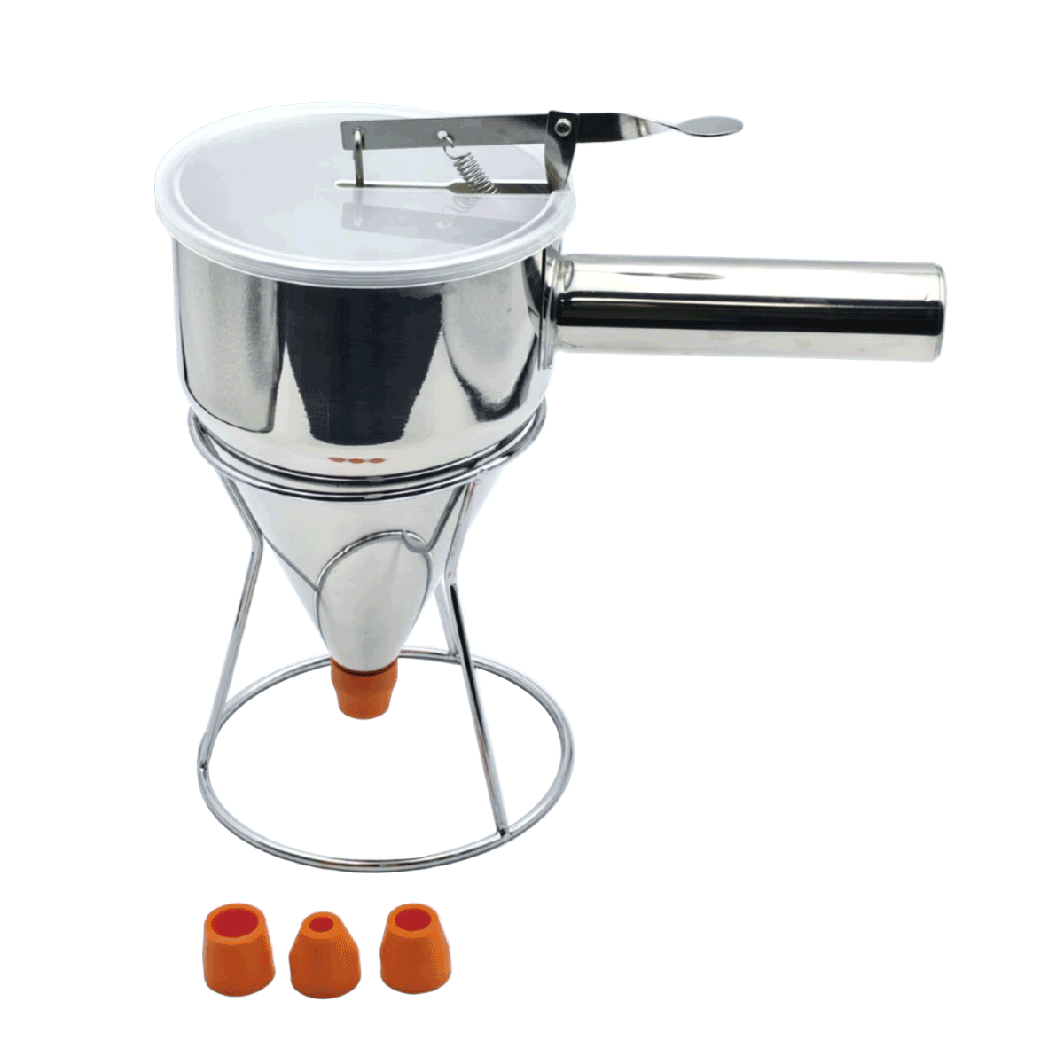 1200 ml, 4 accessori in silicone, coperchio in plastica