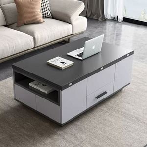 Venta al por mayor de fábrica, mesa de centro de mármol multifuncional, mesa de centro, muebles de sala de estar, diseño Simple - Product Image 1