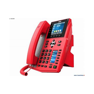红色高可见度 X5U-R <span class=keywords><strong>IP</strong></span> 电话双彩屏 - 16 条 SIP 线路，适用于紧急情况下的办公室和医院 - Product Image 4