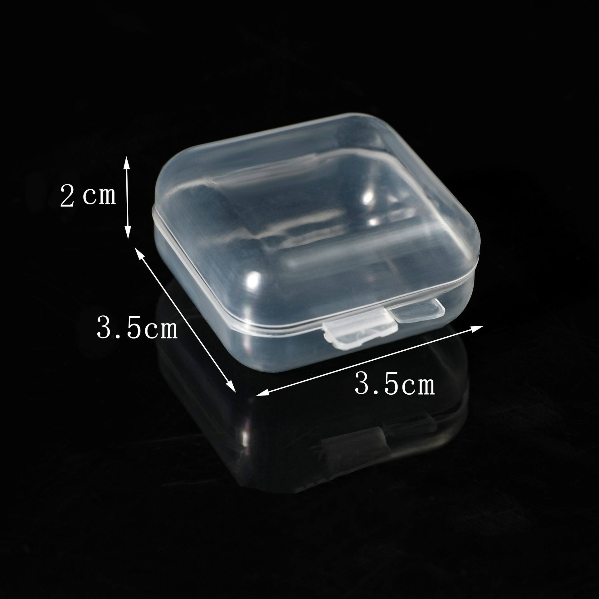 Nouveau boîtier pour boucles d'oreilles 3,5*3,5*2CM (2500 unités)