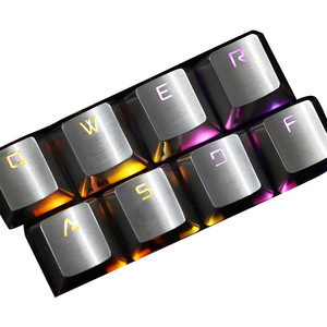 Teclado mecánico para juegos con patrón creativo personalizable, teclas reemplazables de aleación de Zinc, tecla de perfil de cereza 108