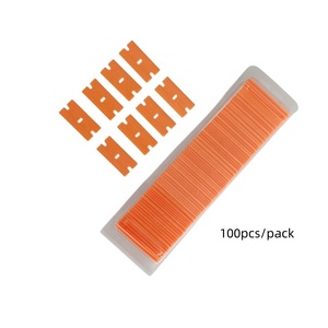 CARIGHT 1.5英寸更换清洁刮刀备用刀片双刃塑料剃须刀刮刀刀片 - Product Image 2