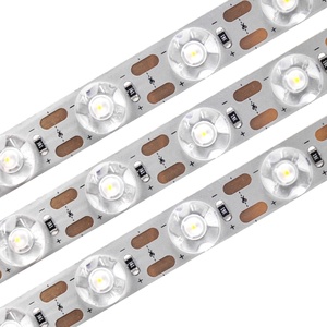GMJH1111 กระจายการสะท้อนแสง LED DC 24V ความสว่างสูงเลนส์ LED Strip SMD2835 48 leds/M 12 มม.ยืดหยุ่น led Strip diffuser