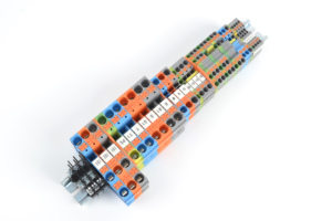 2 Input 2 Output Din Rail <strong>Terminal</strong> <strong>Block</strong> 4-Contacts <strong>Double</strong>-level <strong>Spring</strong> Cage <strong>Terminal</strong> <strong>Blocks</strong> - Product Image 5