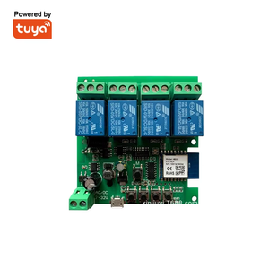LEDEAST TY0540 Tuya Smart Home telecomando interruttore a quattro canali di controllo vocale multicanale - Product Image 1