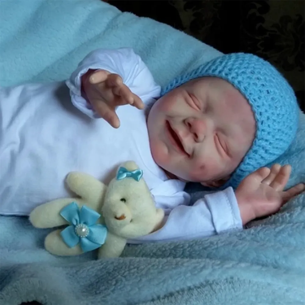 Factory Price Lifelike Sleeping Reborn Babies Realistic Soft Silicone Vinyl Reborn Baby Dolls for Sale