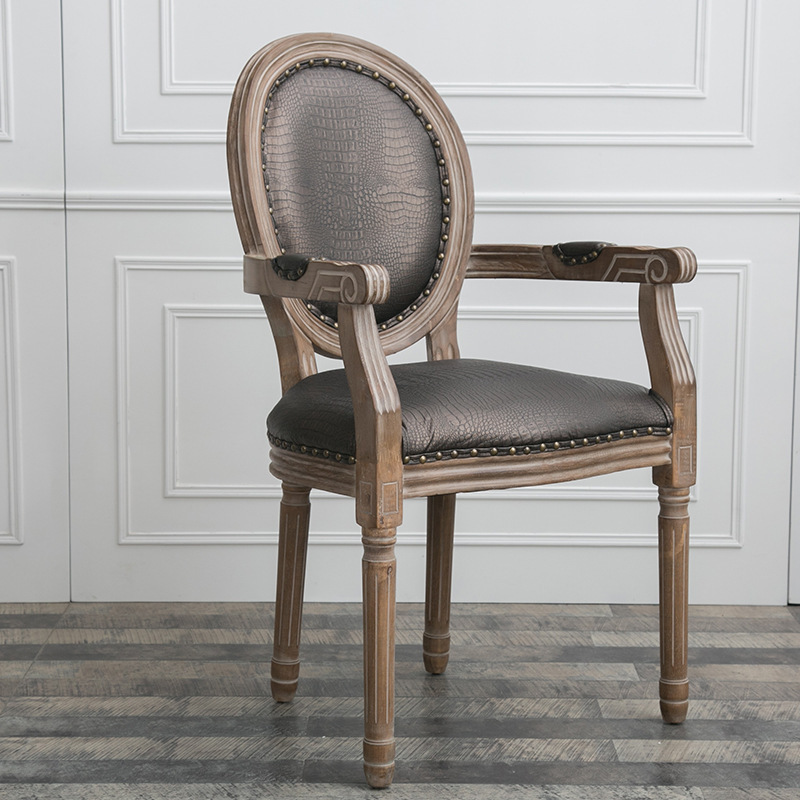 Soft chair with armrests