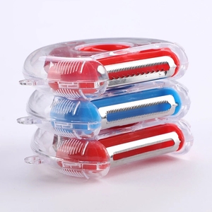 סט קולפן טריו קסם חדש <span class=keywords><strong>3</strong></span> ב-<span class=keywords><strong>1</strong></span> קולפן מגרסה ג'וליאן חותך רב קליפה להב רשתות פומפיה אביזרי כלי מטבח