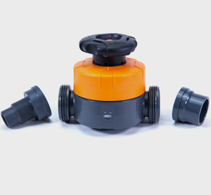 + GF + boru sistemleri 514 serisi PVC-U/PTFE diyafram valf | NPT iplik, yüksek akış | Endüstriyel su ve kimyasal kontrol - Product Image 2