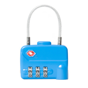 TSA onaylı gümrük kilidi TSA20 bagaj kodu seyahat için üç haneli kombinasyon asma kilit - Product Image 4