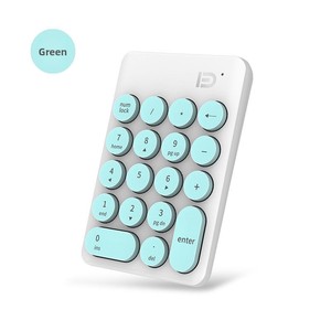 Ik6610 Mini <strong>Wireless</strong> Digital USB Mechanical <strong>Keyboard</strong> One-Handed Bank Financial Accounting Keycap New for Laptop and Gaming - Product Image 4