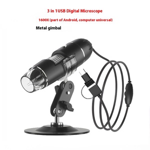 HD 3-in-1 USB <strong>Microscope</strong> 1600X Magnification Android Phone <strong>Computer</strong> Universal <strong>Digital</strong> <strong>Microscope</strong> - Product Image 2