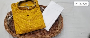 Sıcak satış düğün parti nedensel giymek Rayon tasarım Raj erkekler geleneksel ve ağır Kurta pijama ile en kaliteli tedarikçisi - Product Image 4