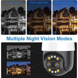 4MP 8X Zoom PTZ IP-Kamera mit zwei Objektiven Sicherheit im Freien Bunte oder IR-Nachtsicht schleifen aufzeichnung Auto Tracking WiFi-Kamera - Product Image 3