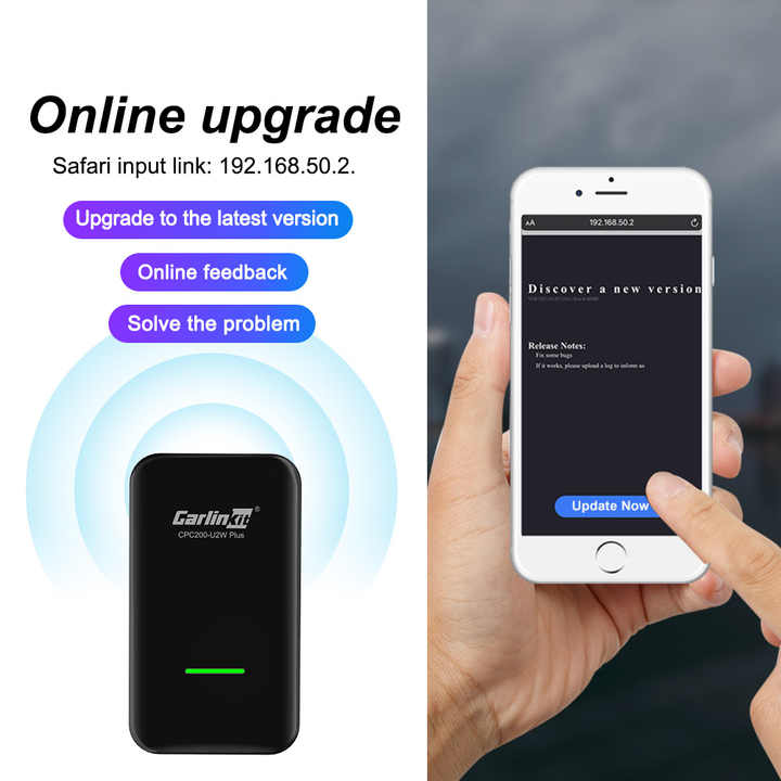 Carlinkit 3.0 U2w Wireless Carplay Adapter Für Vw Volkswagen Golf Tiguan Passat Touran Polo Bora Cc Jetta Lamando Vw Carplay
