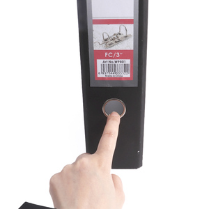 Foska Hoogwaardige Marmeren Textuur 1200gsm Kartonnen Grote Capaciteit Hefboom Archief Map Organizer Met Beschrijfbare Wervelkolom Label - Product Image 5