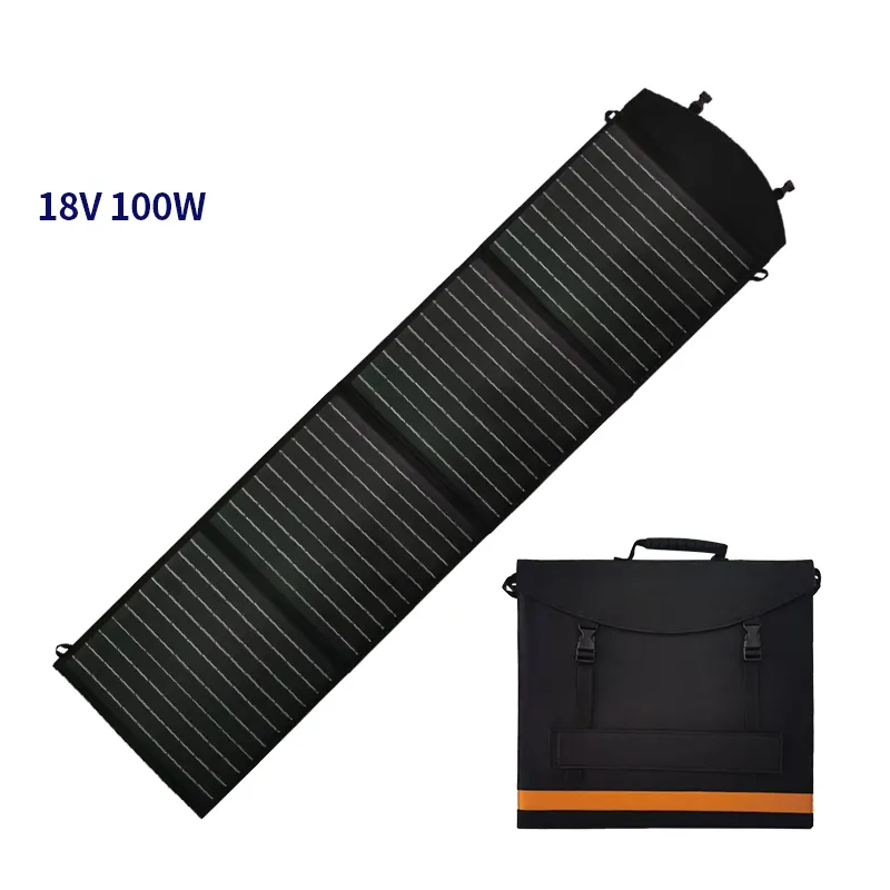 쉬운 힘 100w 방수 접이식 유연한 중국 제조 업체 도매 뜨거운 판매 100w 태양 전지 패널