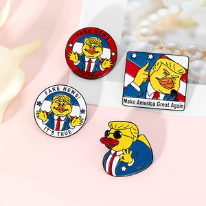 卸売カスタム装飾大統領ピンファッションジュエリーデザイナー金属ブローチ男性用 - Product Image 3