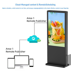 55 inch trong nhà thông minh kiosk dọc LCD quảng cáo tầng thường vụ tương tác Bảng điều chỉnh kỹ thuật số biển hoạt hình SDK RoHS ISO14001 - Product Image 4