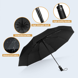 自动开合超大高密度织物防水强抗风折叠伞设计 - Product Image 4