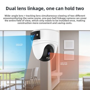 Vstarcam cscsçift ekran IP Dome kamera CMOS dürbün gece görüş PTZ Wifi bağlantısı çift Lens bulut dahil özel - Product Image 3