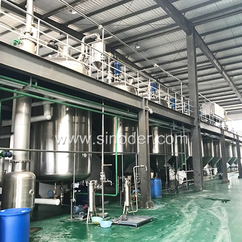 Automatische Ausrüstung zur Herstellung von Sojaöl/Extraktion von Kokosöl lösungsmitteln/Raffinerie maschine für Sonnenblumen öl