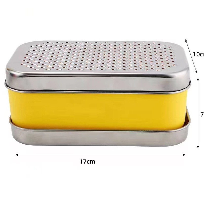 Small-yellow-double sided grater brush