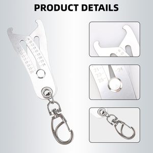 Taşınabilir anahtarlık konu boyutu denetleyicisi doğru doğrulama aracı anahtarlık - Product Image 2