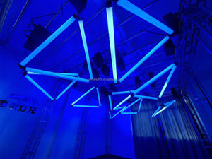 Потолочное декоративное освещение DMX система лебедки RGB 3D кинетический светодиодный треугольник - Product Image 5