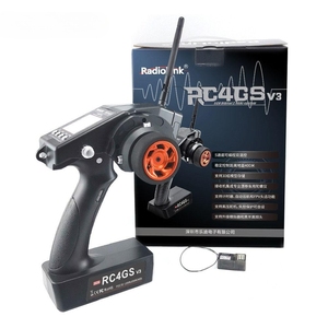 RadioLink RC4GS V3 <strong>remote</strong> control 2.4G 4 channel R6FG vehicle 4CH LCD screen gun control - Product Image 3