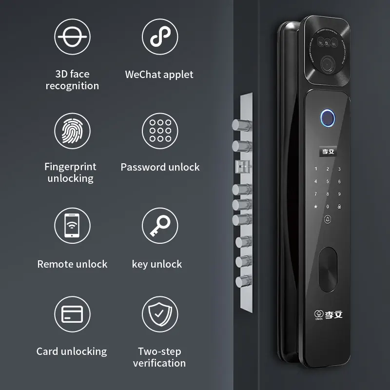 Newekey Tu App Ttlock App Biometrische Slimme Vingerafdruk Wachtwoord Wifi Gezichtsherkenning Smart Home Appartement Smart Lock