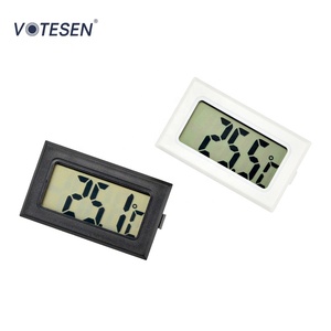Pantalla LCD Termómetro digital Higrómetro sensor de temperatura impermeable con 1m de longitud del cable