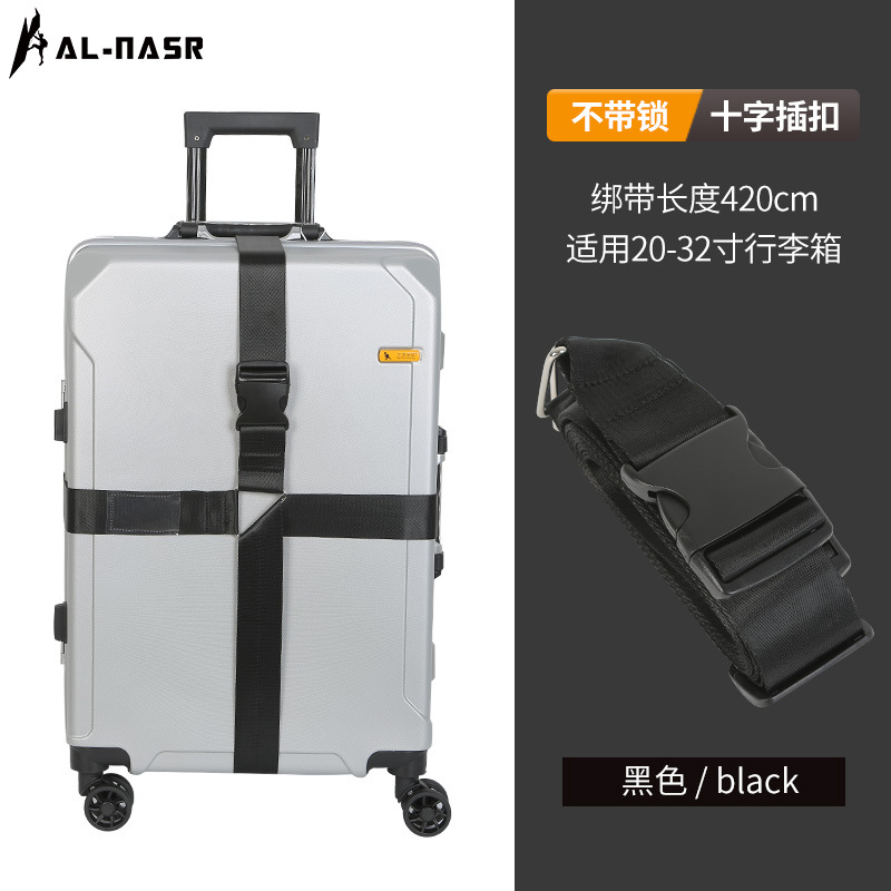Black cross buckle without lock