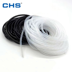 10mm Hot Selling Spiral Wrapping Band White PE Spiral Wrap Sleeve for <strong>Cable</strong> Organizer Flexible <strong>Cable</strong> Organizer <strong>Hose</strong>