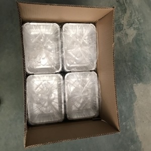 使い捨て長方形PETパルプパン5*8インチ長方形長方形長方形正方形のティンフォイルコンテナ焼きテイクアウト食品保管用 - Product Image 6