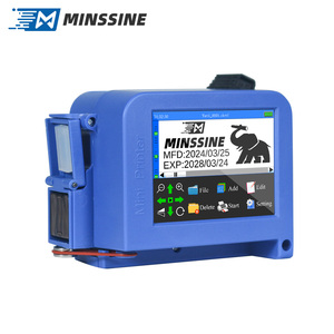 TIJ Tintenstrahldrucker Dose Flasche Logo-Drucker Verfallsdatum Codierungsmaschine konkaver Oberflächencharakter Minidrucker - Product Image 1