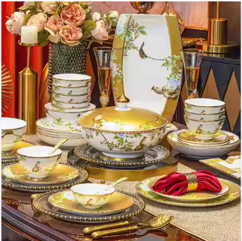 Oro Qin Se He Ming 40 piezas Set