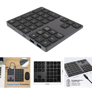 Factory Supply Hot Sale Numpad Usb C Wireless <strong>Numeric</strong> <strong>Keyboard</strong> BT <strong>Numeric</strong> <strong>Keypad</strong> for Mac