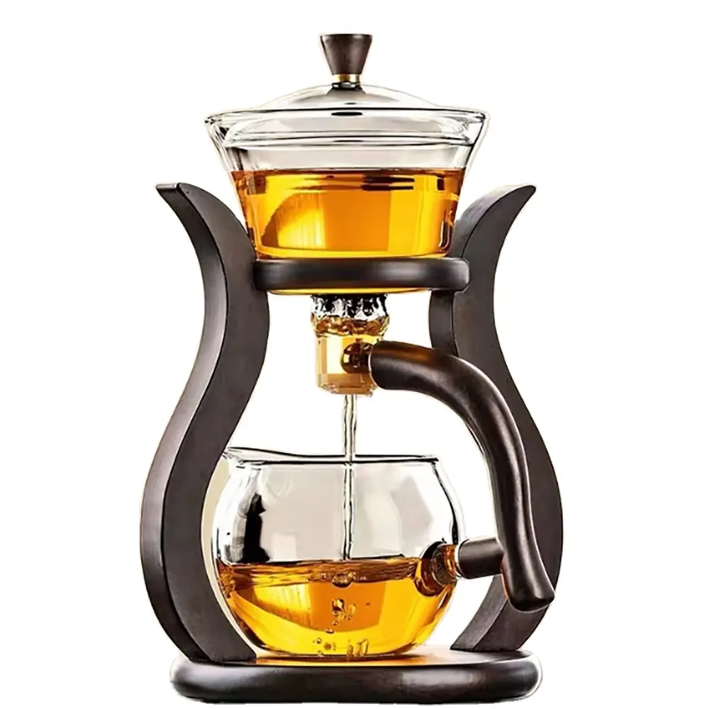 نوع جديد من ماكينة صنع الشاي الزجاجية المنزلية المتكاملة، ماكينة شاي شبه أوتوماتيكية، مجموعة شاي الزجاج