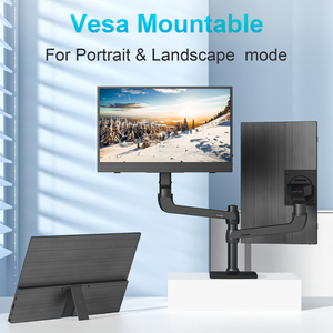 13.3 inç LCD LED küçük monitörler 4K 3840*2160P oyun monitörü IPS Panel ekran anahtarı için USB taşınabilir monitör - Product Image 6