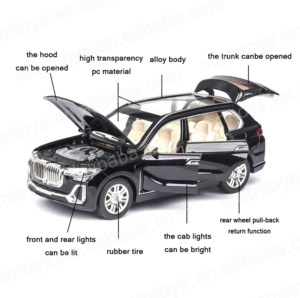 ダイカスト1:24 X7合金車モデルシミュレーション車のおもちゃプルバック音と軽金属コレクション車モデル - Product Image 4