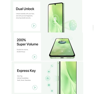 スマートフォンUMIDIGI G9 6GB + 128GB側面指紋 & 顔ID6.75インチAndroid 14 5G携帯電話