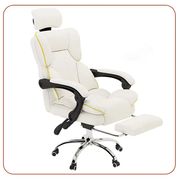 أرخص كرسي مكتب من الجلد الفاخر الحديث تصميم كرسي مكتب للكتابة للاستخدام المنزلي