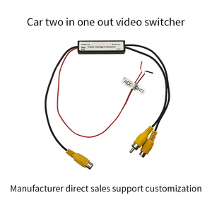 2 AV <strong>Input</strong> to <strong>1</strong> <strong>Output</strong> Channel Intelligent <strong>Switcher</strong> RCA Video Auto Switching Line for Car DVD Camera Monitor Video <strong>Switcher</strong>