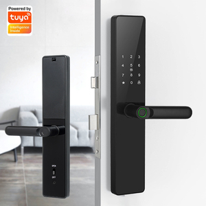 Serratura elettronica per impronte digitali di alta qualità App Tuya serratura digitale 11 impostazioni del sistema di lingua serratura intelligente - Product Image 1