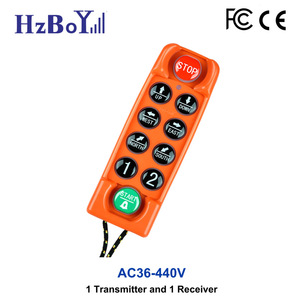 F23-C 868MHz + รีโมตคอนโทรลอุตสาหกรรม8-button 1-Speed ควบคุมเครนกันน้ำและกันกระแทก - Product Image 4