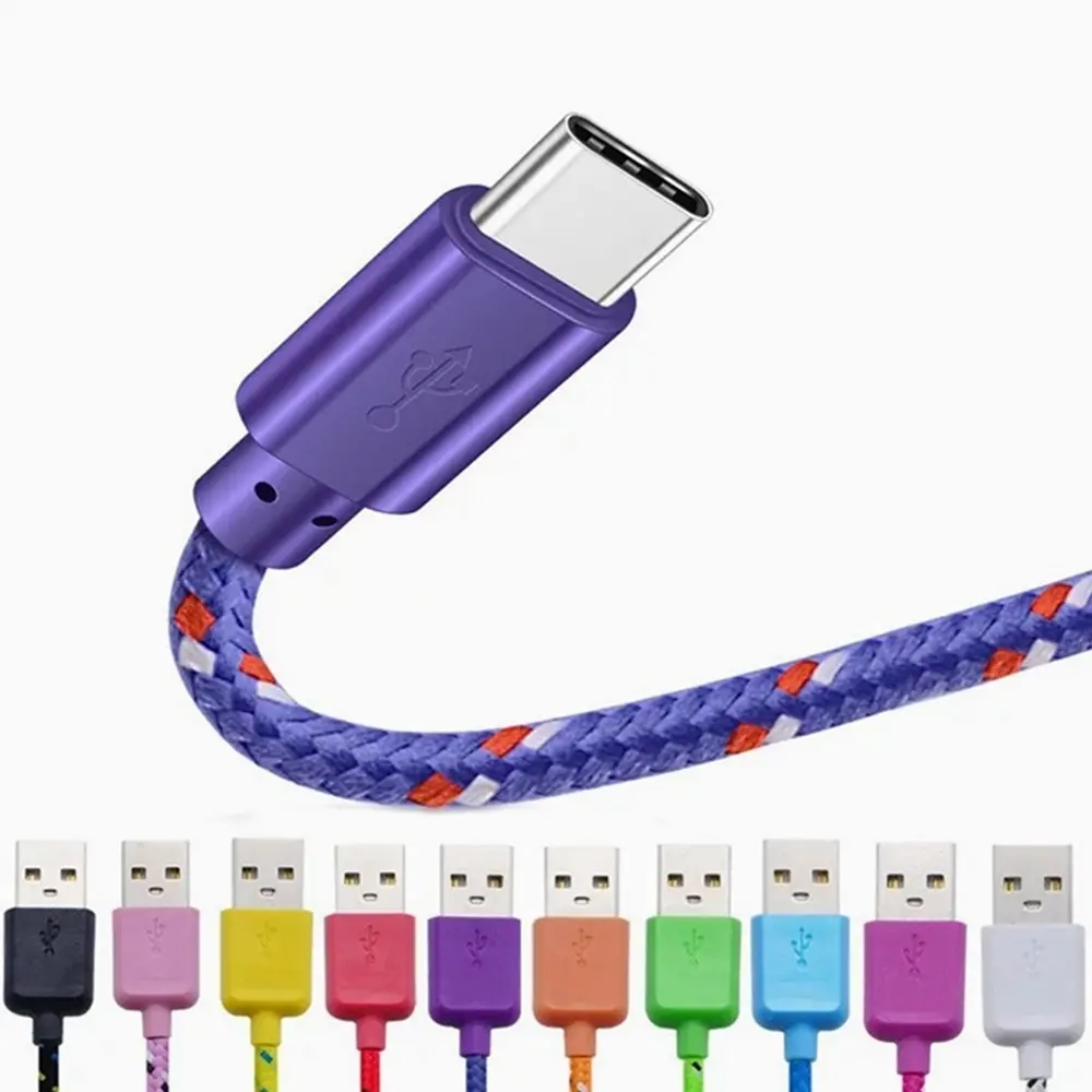 Câble Micro USB/type-c pour recharge et données, adaptateur secteur pour téléphone Android, Samsung S7/S8/S22/S21 et Xiaomi OPPO, Type C