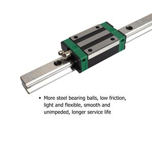 Guía de movimiento lineal HGR20 Carril de guía lineal CNC Longitud personalizada 150 4000mm para maquinaria de automatización de sistemas de robots industriales