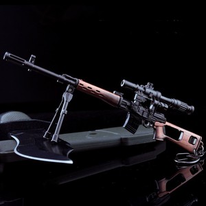 Modern stil SVD keskin nişancı tüfeği ve hediye için MP51 Metal kolye çekim oyunu silah alaşım modeli baskılı tekniği - Product Image 4