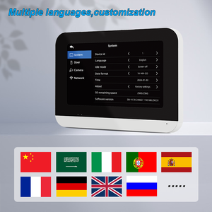 Xinsilu 10 Inch Ips Touchscreen Deur Telefoon Twee-Weg <span class=keywords><strong>Video</strong></span> <span class=keywords><strong>Intercom</strong></span> Met Id-Kaart En Poe Ip Systeem Bestuurd Met Tuya App - Product Image 3